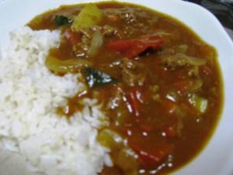 簡単トマトカレー